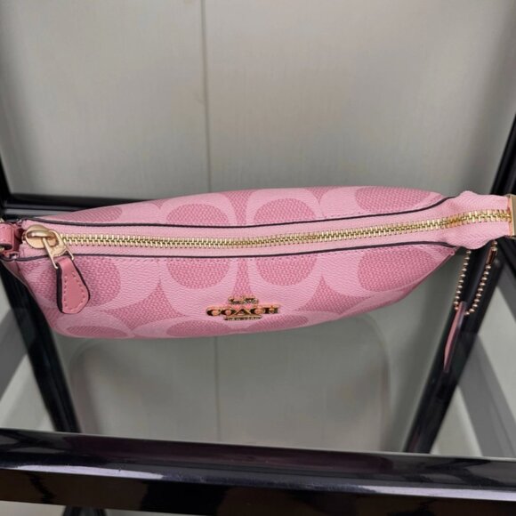 COACH Teri Shoulder Bag In Signature Canvas CAL51 - Picture 3 of 7